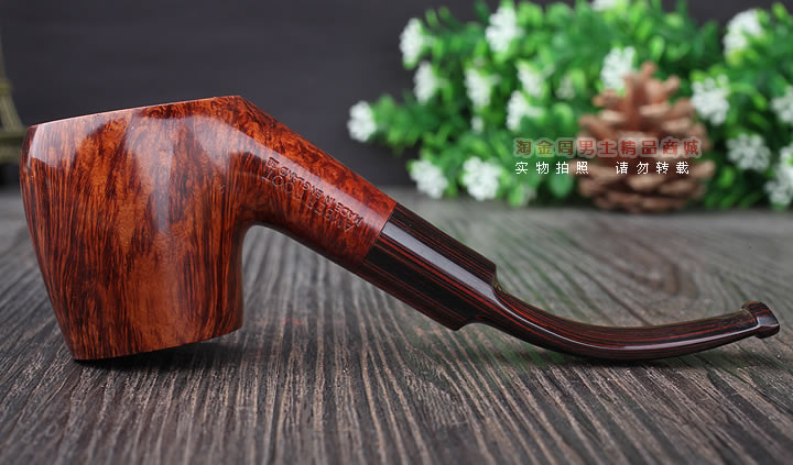 二手烟斗英国Dunhill登喜路石楠木烟斗1998年amber root桌斗4号斗-5