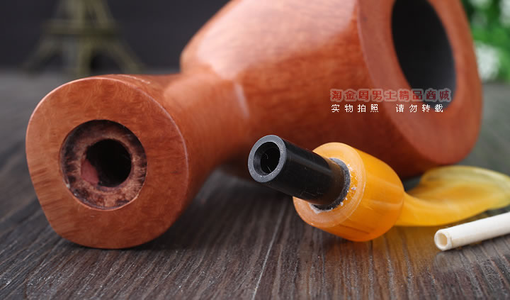 淘金周 丹麦Peder Jeppesen PJ石楠木手工烟斗 5件套装IDA4-7-8