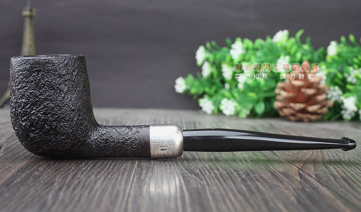 淘金周 英国Dunhill登喜路进口石楠木手工烟斗贝壳喷砂军插斗4103B-4