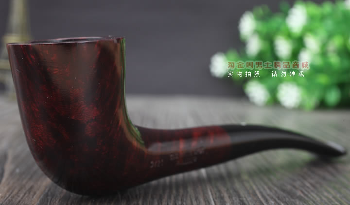 【淘金周】英国登喜路Dunhill石楠木烟斗 6件套装 酒红光面3421-1