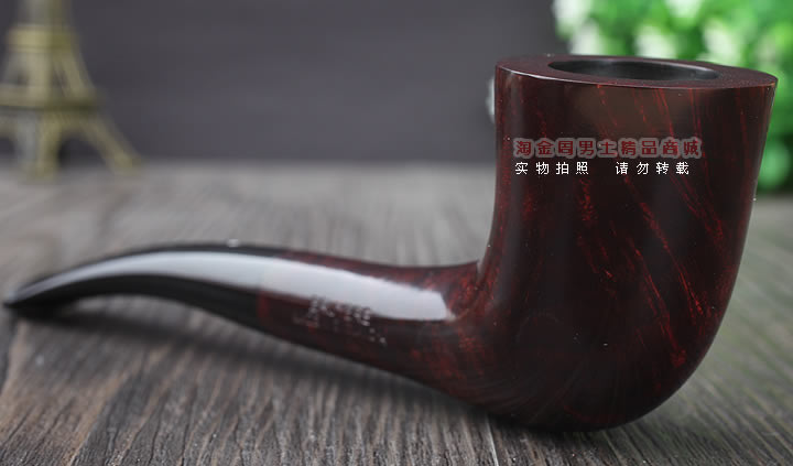 【淘金周】英国登喜路Dunhill石楠木烟斗 6件套装 酒红光面3421-2