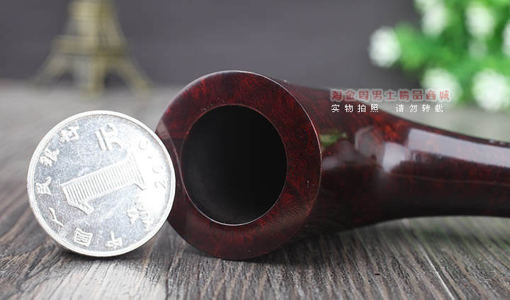 【淘金周】英国登喜路Dunhill石楠木烟斗 6件套装 酒红光面3421-6