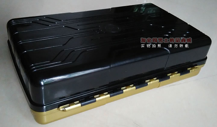 便携雪茄保湿盒 季风塑料10支金色 户外密封防水雪茄盒含打孔器-1