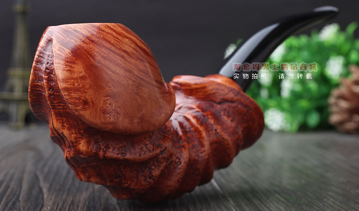 磐石石楠木烟斗 5件套装 器官斗 阴阳斗 麻面-1