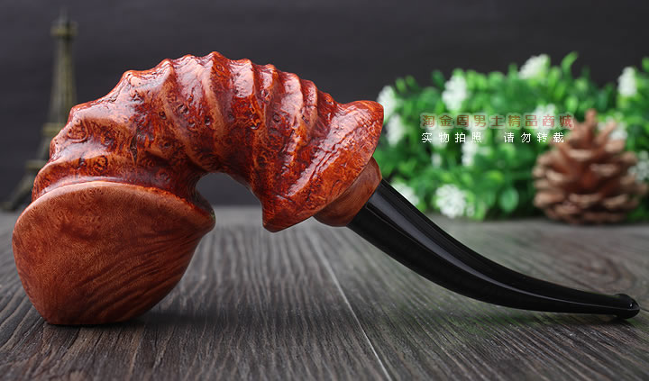 磐石石楠木烟斗 5件套装 器官斗 阴阳斗 麻面-5