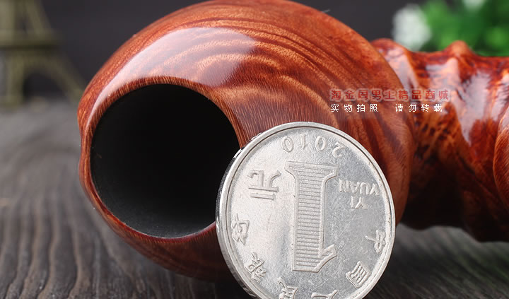 磐石石楠木烟斗 5件套装 器官斗 阴阳斗 麻面-6