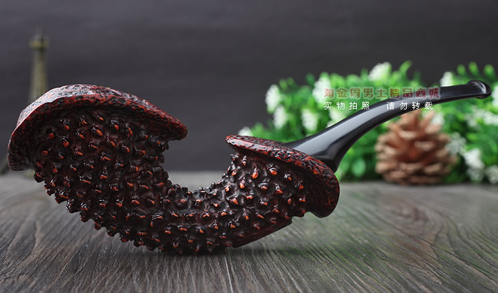 磐石石楠木烟斗 5件套装 PS10 麻面-4