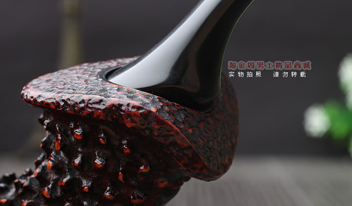 磐石石楠木烟斗 5件套装 PS10 麻面-8