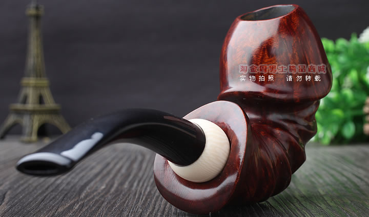 磐石石楠木烟斗 5件套装 器官斗 阴阳斗 光面-3