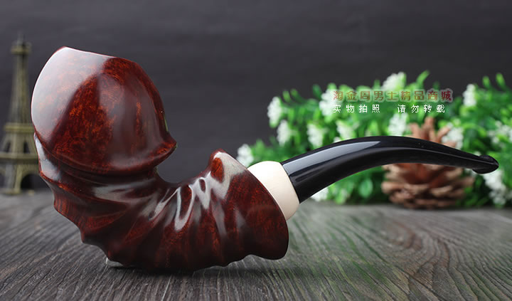 磐石石楠木烟斗 5件套装 器官斗 阴阳斗 光面-4