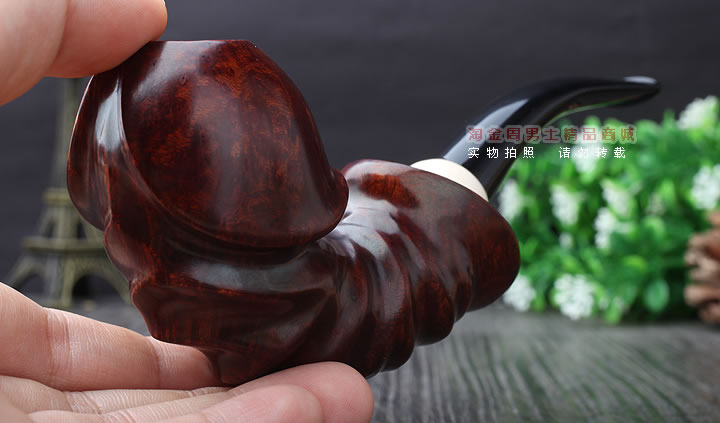 磐石石楠木烟斗 5件套装 器官斗 阴阳斗 光面-9