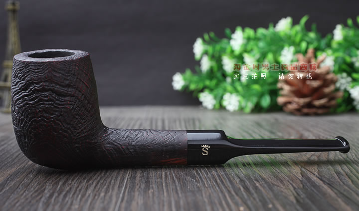 【淘金周】丹麦Stanwell史丹威石楠木烟斗 5件套装豪华麻面53-3