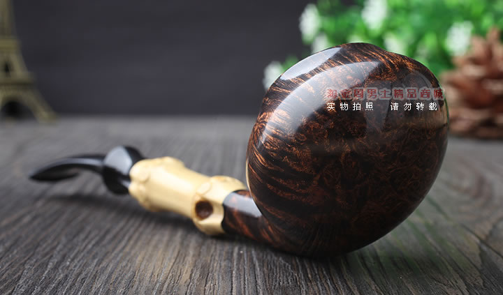 淘金周 游氏父子石楠木手工大师烟斗 五件套装YOU-04-2