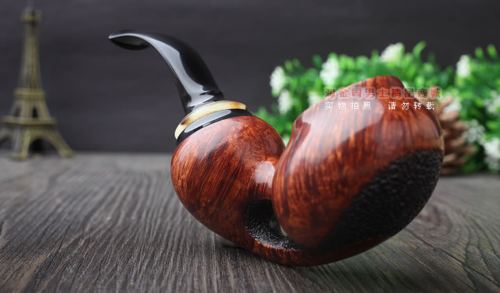 淘金周 游氏父子石楠木手工大师烟斗 五件套装 大气室 YOU-05-2