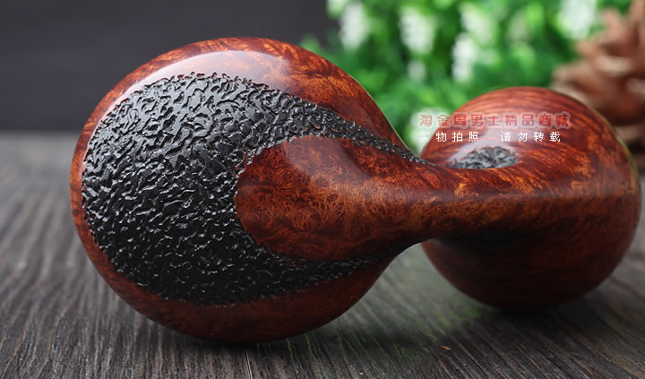 淘金周 游氏父子石楠木手工大师烟斗 五件套装 大气室 YOU-05-5