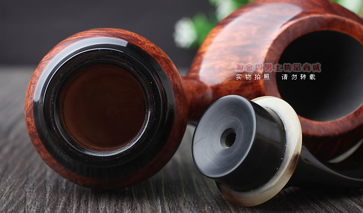 淘金周 游氏父子石楠木手工大师烟斗 五件套装 大气室 YOU-05-7