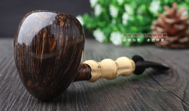 淘金周 游氏父子石楠木手工大师烟斗 五件套装YOU-03-1