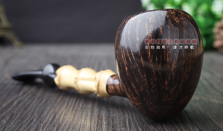 淘金周 游氏父子石楠木手工大师烟斗 五件套装YOU-03-2