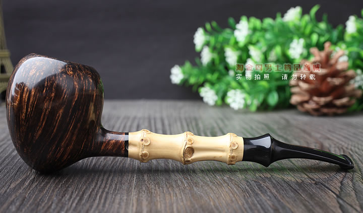 淘金周 游氏父子石楠木手工大师烟斗 五件套装YOU-03-4