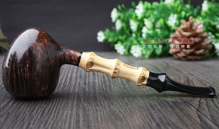 淘金周 游氏父子石楠木手工大师烟斗 五件套装YOU-03-5