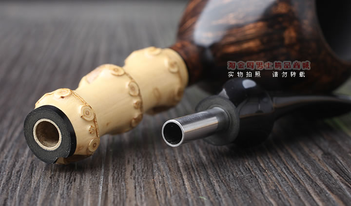 淘金周 游氏父子石楠木手工大师烟斗 五件套装YOU-03-7