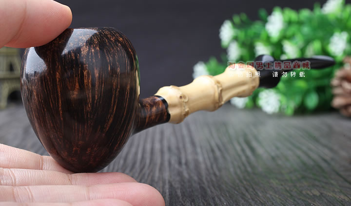 淘金周 游氏父子石楠木手工大师烟斗 五件套装YOU-03-9