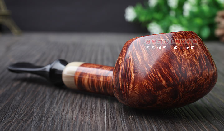 淘金周 游氏父子石楠木手工大师烟斗 五件套装YOU-02-2