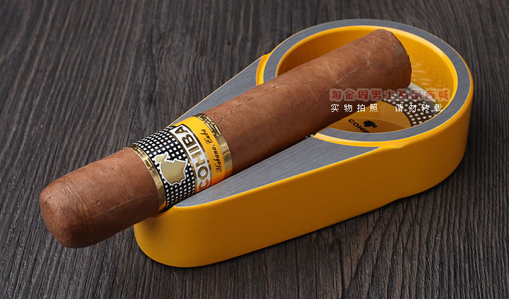 高希霸 雪茄烟灰缸 便携式 钛金属金属烟灰缸烟具多色多款-1