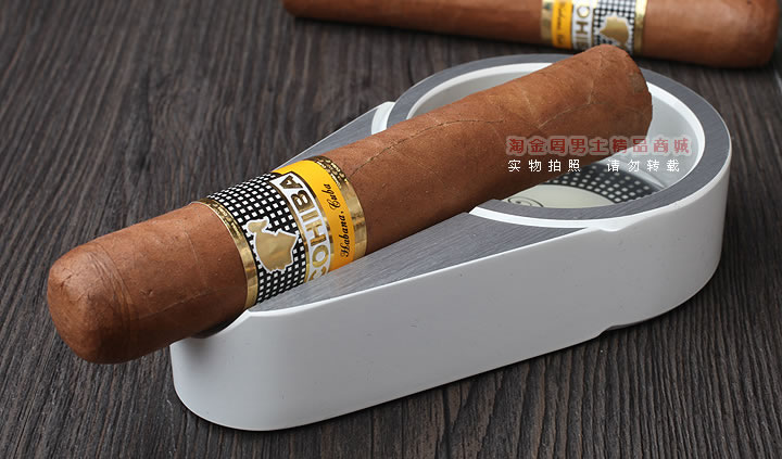 大卫杜夫雪茄烟灰缸 便携式 钛金属金属烟灰缸烟具多色多款-1