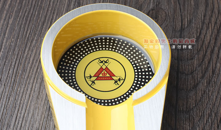 蒙特雪茄烟灰缸 便携式 钛金属金属烟灰缸烟具多色多款-3