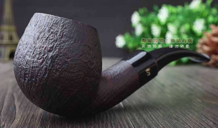 【淘金周】丹麦Stanwell史丹威石楠木烟斗 6件套装豪华麻面232-1