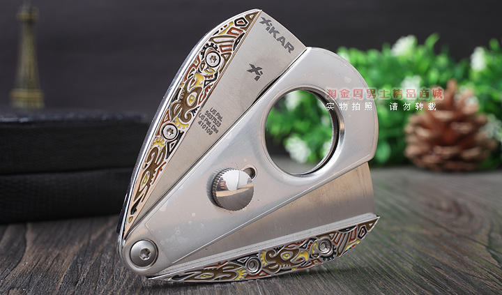 美国原装进口Xikar雪茄刀雪茄剪 玛雅景泰蓝切刀302MYC-2