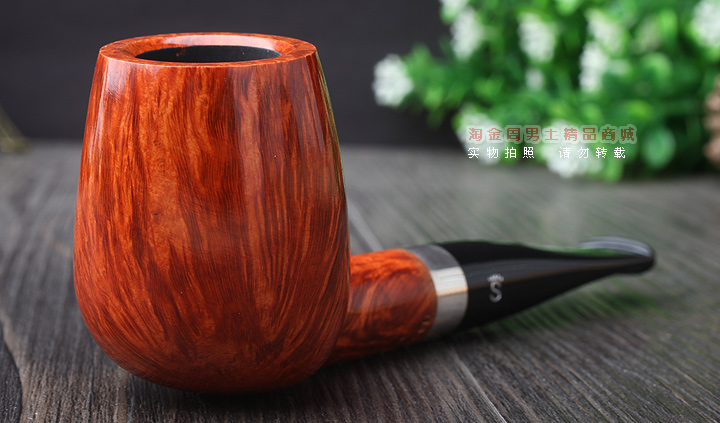 丹麦大师Bjarne Nielsen设计 Stanwell史丹威石楠木烟斗 原木色-1