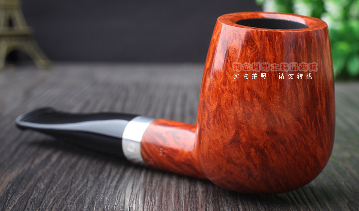 丹麦大师Bjarne Nielsen设计 Stanwell史丹威石楠木烟斗 原木色-2