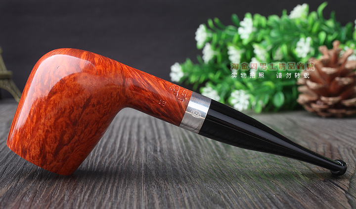 丹麦大师Bjarne Nielsen设计 Stanwell史丹威石楠木烟斗 原木色-4