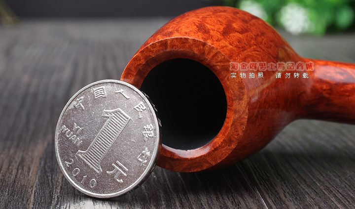 丹麦大师Bjarne Nielsen设计 Stanwell史丹威石楠木烟斗 原木色-5