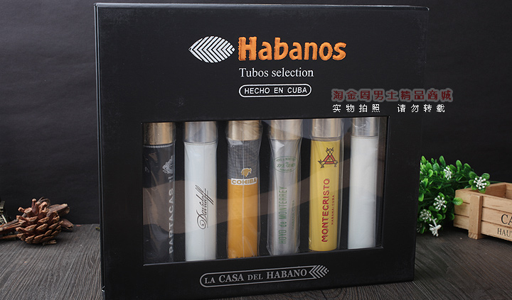 COHIBA高希霸雪茄保湿管铝管 便携式单支装雪茄管适合任何尺寸-6