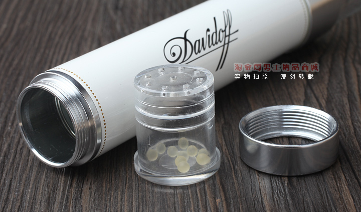 Davidoff大卫杜夫雪茄保湿管铝管便携式单支装雪茄管适合任何尺寸-2