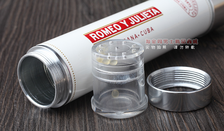 ROMEO Y JULIETA罗密欧雪茄保湿管铝管 便携式单支装雪茄管-2