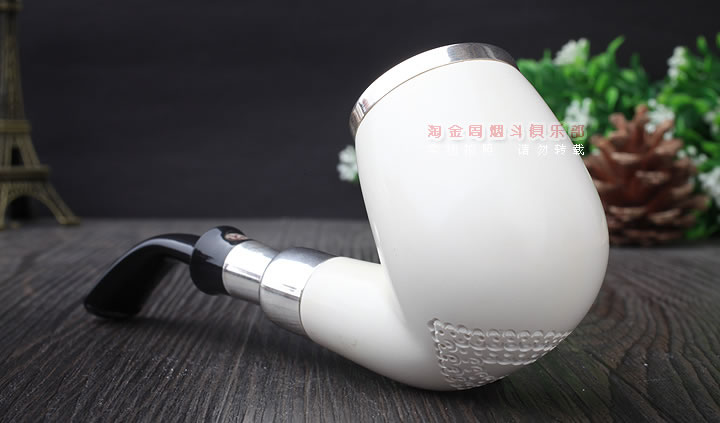 原装进口 正品土耳其海泡石 ALTINAY烟斗5件套 双银圈ALT308-2