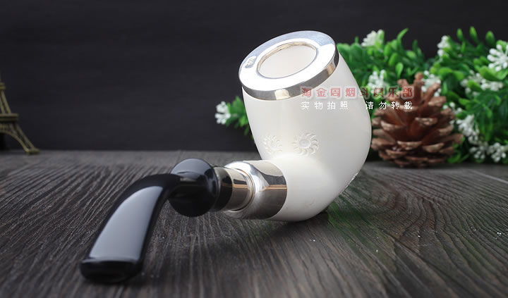 原装进口 正品土耳其海泡石 ALTINAY烟斗5件套 双银圈ALT308-3