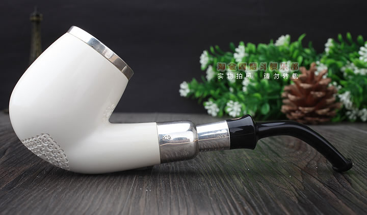 原装进口 正品土耳其海泡石 ALTINAY烟斗5件套 双银圈ALT308-4