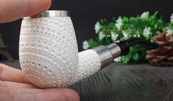 原装进口 正品土耳其海泡石 ALTINAY烟斗5件套 双银圈ALT309-10