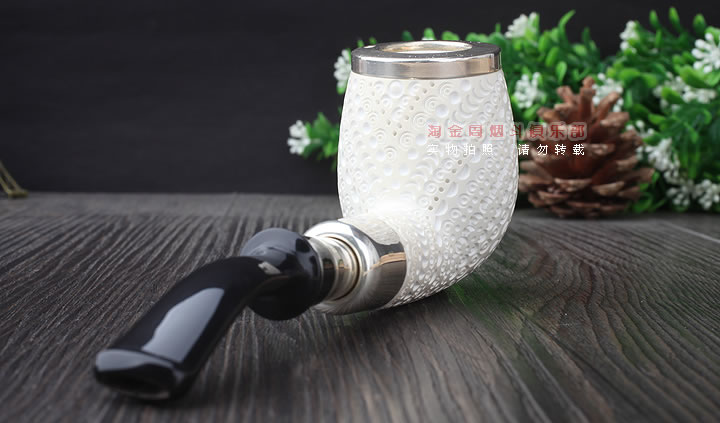 原装进口 正品土耳其海泡石 ALTINAY烟斗5件套 双银圈ALT309-3