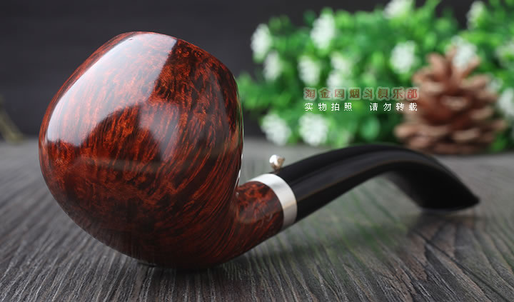 原装进口 意大利L'ANATRA鸭子石楠木手工烟斗 6件套装2蛋LA69-1