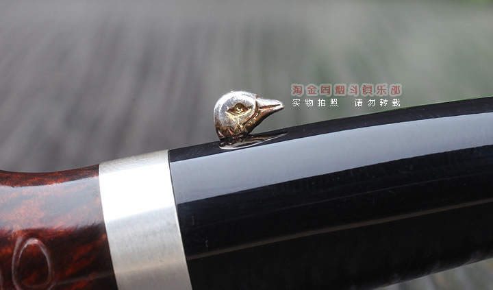 原装进口 意大利L'ANATRA鸭子石楠木手工烟斗 6件套装2蛋LA69-9