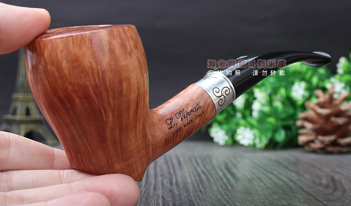 淘金周 意大利维布拉蒂Viprati VIP进口石楠木手工烟斗 V22-10