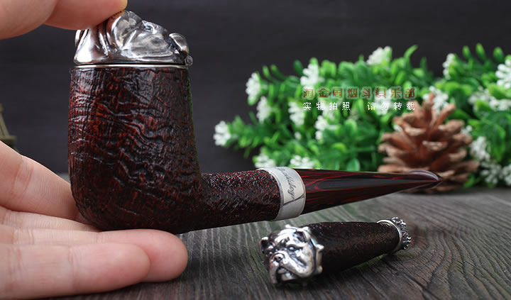 英国登喜路Dunhill 斗牛犬纪念石楠木烟斗 全球限量100把-16