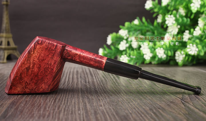 淘金周 石楠木手工烟斗 D04-5
