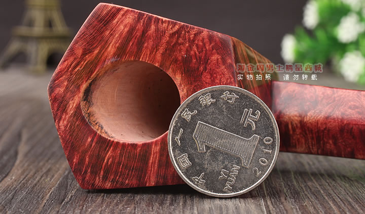 淘金周 石楠木手工烟斗 D04-6